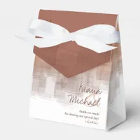 Watercolor Reflections Thank You Clay ID774 Favor Boxes