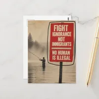 Fishing in the swamp Political Sign Postcard