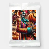 Scary Clown with Jack O' Lantern Halloween Margarita Drink Mix