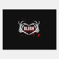 Bloody Breakdown, Skeleton Heart Hands Emo, Metalc Sign