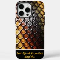 Elegant textured snakeskin in rainbow hues iPhone 16 pro max case