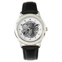 Monarchia Black Letter "A" Watch