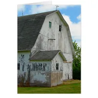 Old Barn With Oil Paint Effect