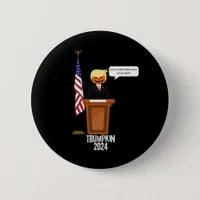 Trumpkin Let's Make Halloween Great Again Classic Button