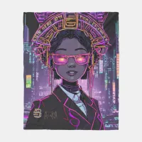 Neon Future ID1028 Fleece Blanket