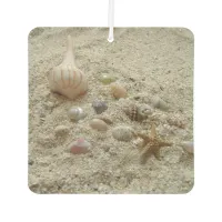 Seashells In The Sand Car Air Freshener