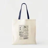Carriages and More ads Tote Bag
