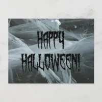 Spider Leg Halloween and Eerie Background Postcard