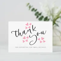 Small Business Thank You Card