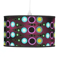 Funky Modern Dots Pattern Table Lamp & Shade