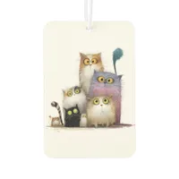 Quaint Cats with Big Eyes Air Freshener