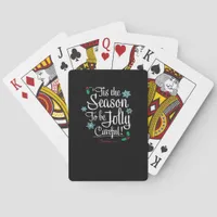 Tis Season To Saying Poker Cards