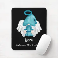 Gnome Libra Astrology Sign Angel Mouse Pad