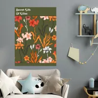 Secret Life Of Lilies Botanical Canvas Print