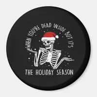 Are Holiday Season Skeleton Magnet