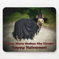 German Shepherd Witch Dog Mouse Pad