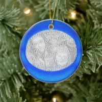 Ornament - Personalize Blue ball