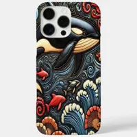 Whales Soaring in Ocean Splendor iPhone 16 Pro Max Case