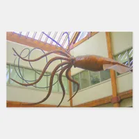 Pike Place Public Market Giant Squid Seattle, WA Rectangular Sticker