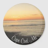 Cape Cod, Massachusetts Sunset souvenir Magnet