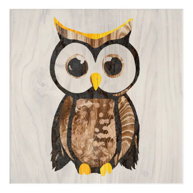  Wood Owl Acrylic Print