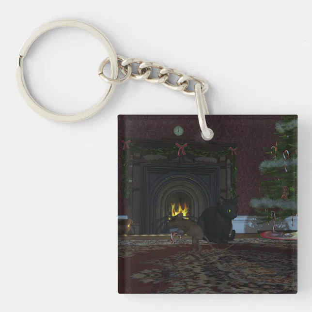 Christmas Thief Keychain