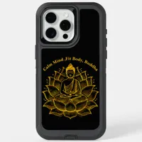 Buddha on Lotus Flower iPhone 15 Pro Max Case