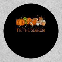 Tis The Season Football Pumpkin Spice Everything F Patch