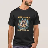 Let's Get Lit. Campfire Lit. Camping Lover Classic T-Shirt