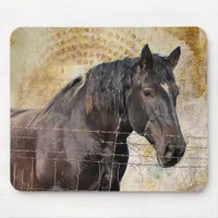 The Gentle One, A draft horse Mouse Pad