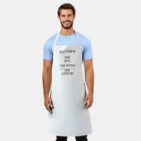 Man myth legend name apron