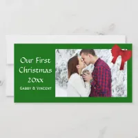 First Christmas Together Holiday Card