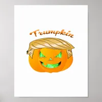 Trumpkin Classic – Sloth in a MAGA Hat Poster