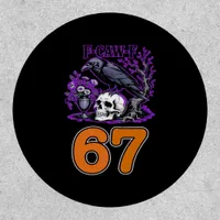 F-Caw-F Chicken Halloween Classic Funny Trendy Patch