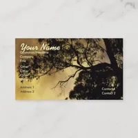 Nature's Silhouette Dusk BUSINESS Card