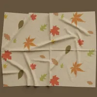 Colorful Autumn Leaves  Fabric