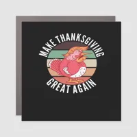 Make Thanksgiving Great Again Trumpkin – Political Car Magnet