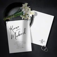 Love Calligraphy Wedding B&W ID940