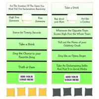 Add your own Funny Rules to this Cornhole Green Co Cornhole Set