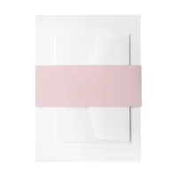 Blush Pink Invitation Belly Band