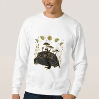 Academia Moon Witchy Goblincore Aesthetic Frog Cla Sweatshirt