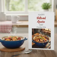 Happy Gumbo Day | October 12th Card