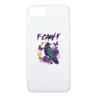 F-Caw-F Funny Raven Crow Spooky Season Halloween C iPhone 8/7 Case