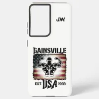 Gainsville USA Double Biceps Pose Bodybuilding Samsung Galaxy S21 Ultra Case