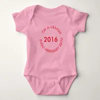 T-shirt - February 29 for Girl Baby Bodysuit
