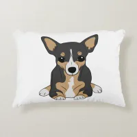 Chihuahua Cute Tri-Color Dog Decorative Pillow