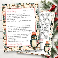 Cute Personalized Letter from Santa | Word Search
