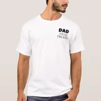 Dad Tee-Rific Golf Pun White Pocket Style T-Shirt