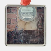 Back alley view metal ornament