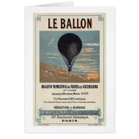 Le Ballon All Occasion Blank Greeting Card
